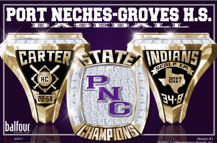 PNG_baseball's tweet photo. Championship ring ceremony will be held at halftime of the Baytown Lee game this Saturday October 7, 2017. #whynotus #uatw https://t.co/EltFEFD9rn