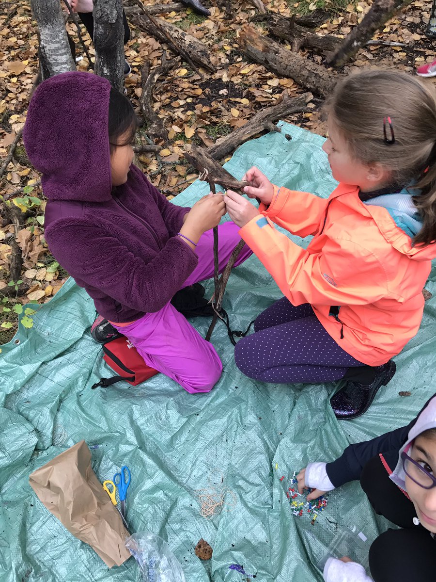 Grade4BH's tweet photo. Experiential Learning at Fort Whyte - making instruments from nature https://t.co/SqtTvAYjNi