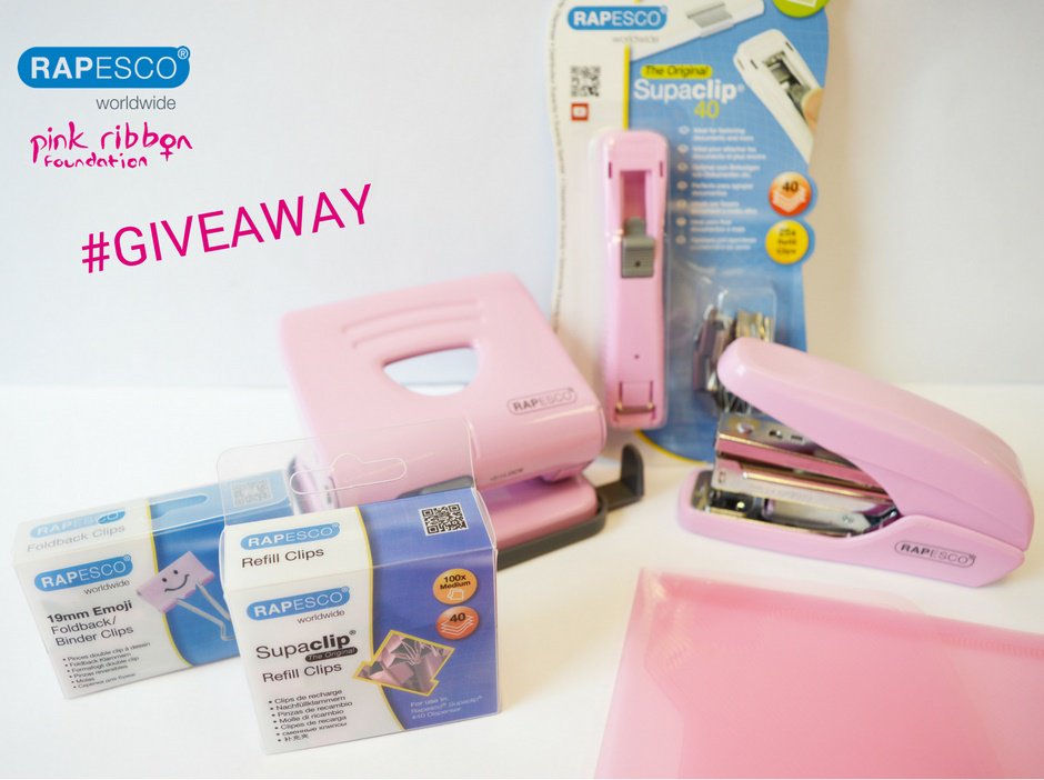 rapesco's tweet photo. It's a Pink Desktop Set #giveaway for #BCAM !
To enter: Follow us and @pinkribbonfound, RT and comment Hot or Candy Pink
Giveaway ends 16/10 https://t.co/oroj4sPGGr