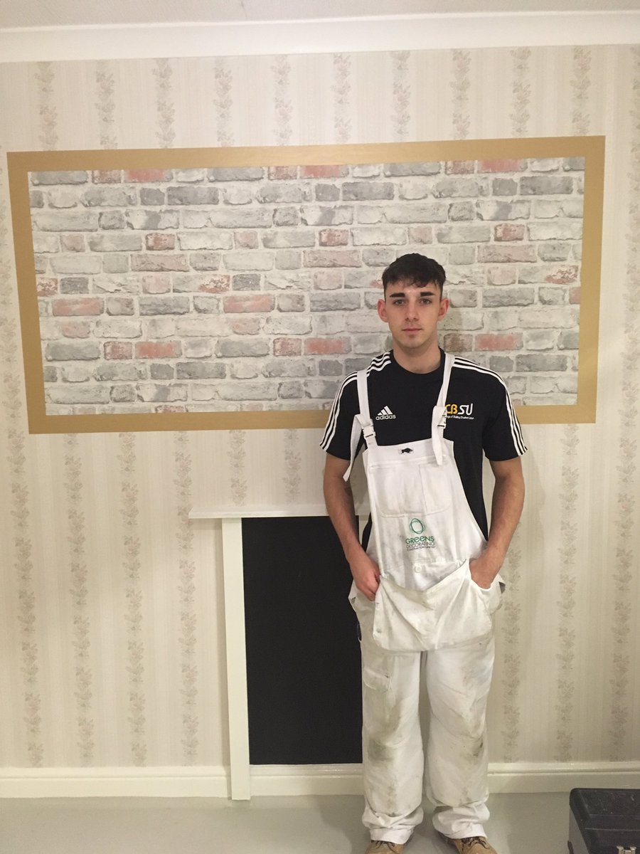 Jordan Oakley finished job at <a href="/ThePDA/">The PDA</a> <a href="/Brewerspaints/">Brewers Decorator Centres</a> Paperhanger of the year <a href="/DonnyCollege/">DonnyCollege</a> <a href="/lcb_Painting/">P&D Department</a> @LCB_Comps <a href="/GreensPainting/">Greens Decorating</a> 👍👍👍