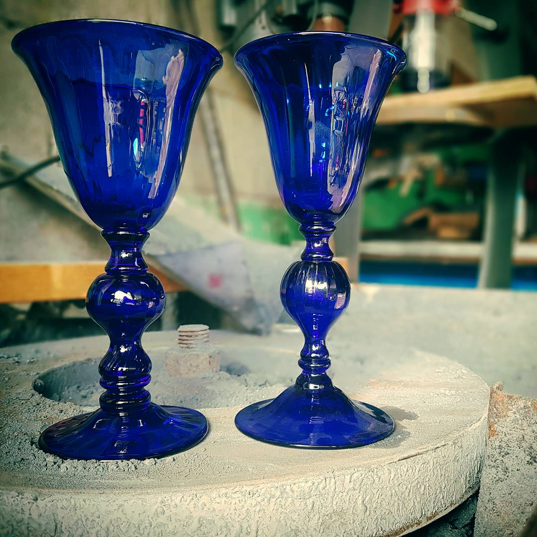 A BRISTOL BLUE GLASS WATER JUG — TARQUIN BILGEN, image size:1080x1080