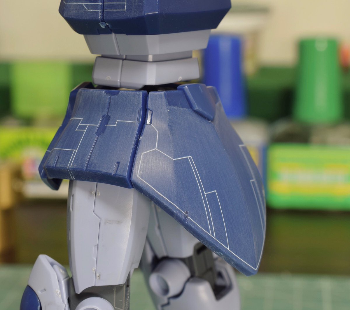 ガンプラ スジ彫りのパターンを道具やセンスで上手くカバーする方法 ガンプラ塗装ブログ
