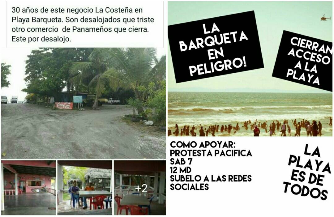 RetenChiriqui's tweet photo. Moradores de Guarumal, Alanje, en alerta por cierre a acceso a la playa La Barqueta, anuncian posible protestas. Por @MARVINRODZ https://t.co/C8YSfdpiq4
