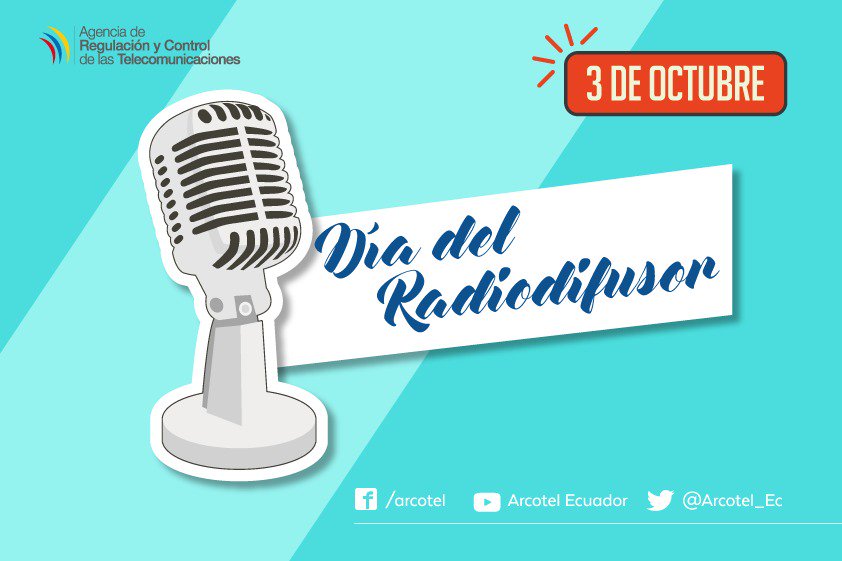 Arcotel Ec On Twitter Hoy Dia Del Radiodifusor Reciban Un