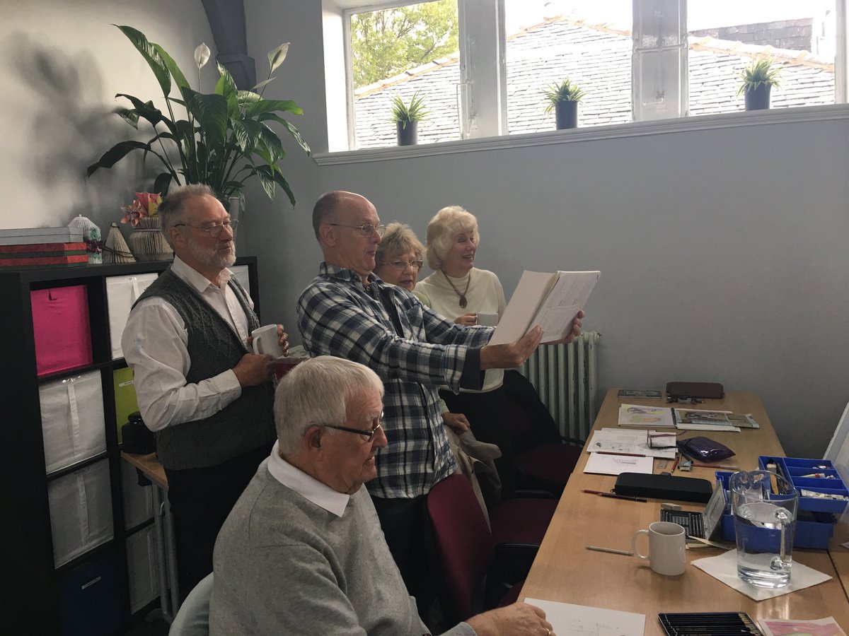 Great creativity at today's art class