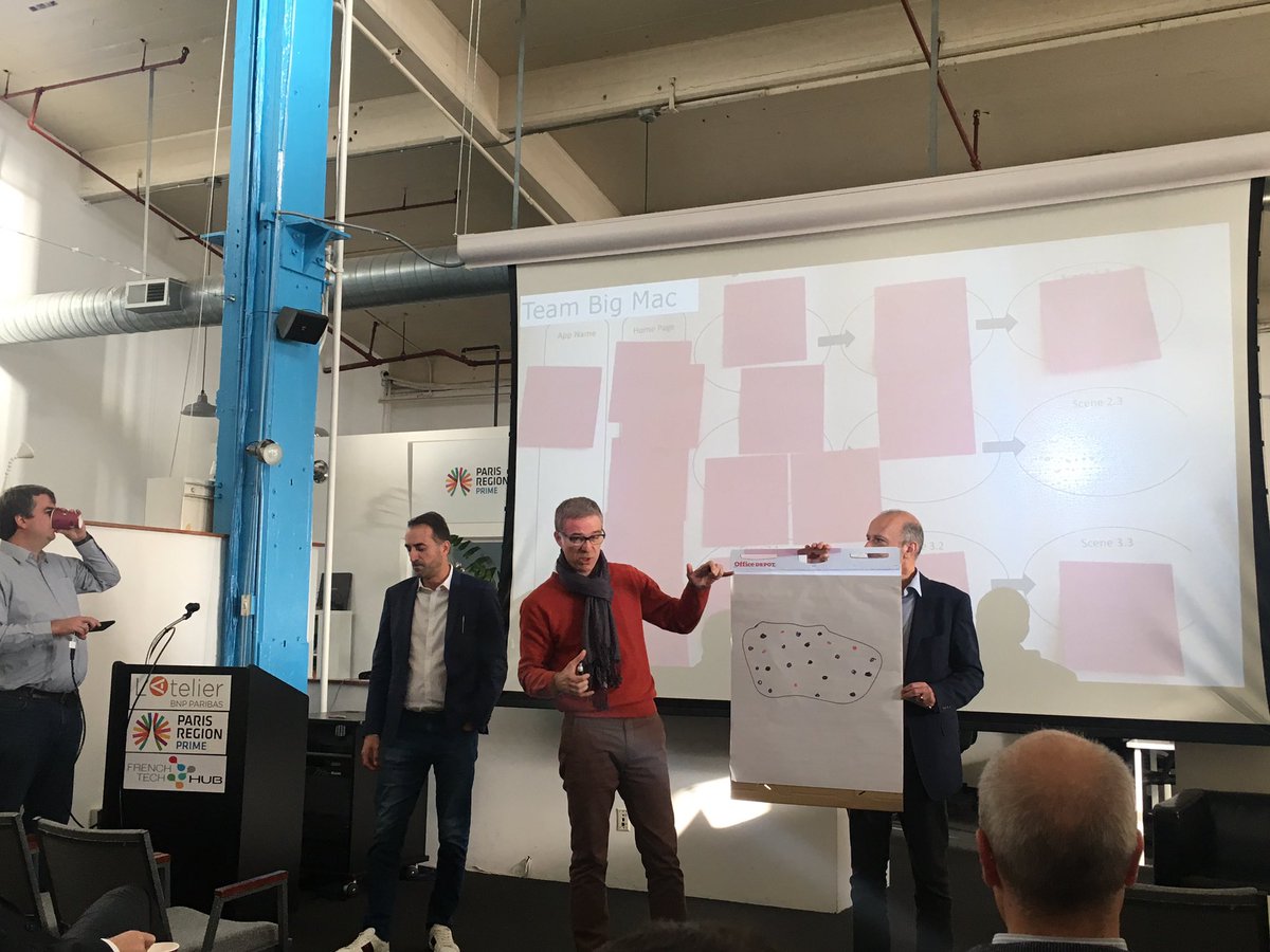 OlivierFech's tweet photo. #OITFR présentation des résultats de la design initiative: bravo ! 1 App en 24h ! @Oracle_France #OOW17 https://t.co/nRsy1uiqwQ