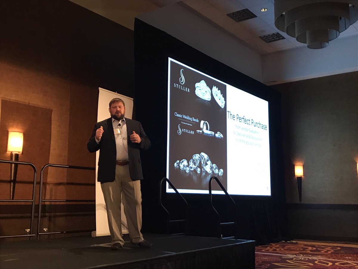 rennyson's tweet photo. Watching Stuller present the #buyerjourney and why they picked #microstrategy #mstr at #mstrsymposium https://t.co/2J1drWDTuG