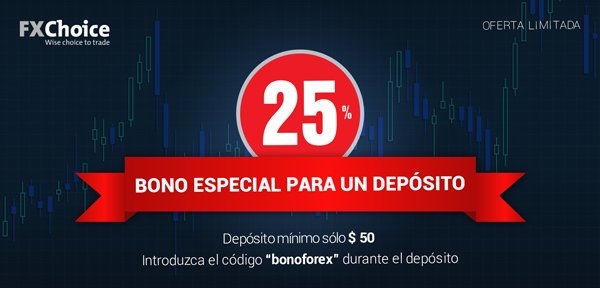 FXChoice_Spain's tweet photo. #forex #fxchoice #bonoforex
25 % de bono* sobre el depósito
Lo único que necesita hacer es, introducir este código promocional “bonoforex” https://t.co/sRBB7a2kSP