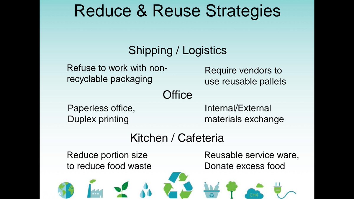 GroveCityAmanda's tweet photo. @maryellenetienn presentation @OhioEPA #Sustainableoh conference offers reduce &amp; reuse strategies https://t.co/gXBKfGUcdF