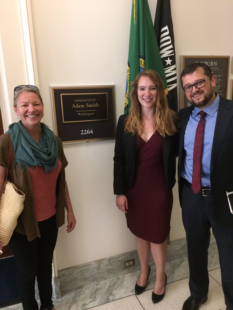 jrtking73's tweet photo. Visited @RepAdamSmith office today. Madison was awesome. Thanks! #fornurses #forpatients thanks for your support for nurses! https://t.co/NSnmN3CqHp