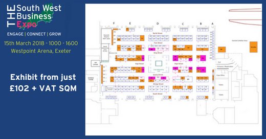 dbarr77's tweet photo. Choose your stand at regions largest business expo stands start at just £102 SQM+VAT https://t.co/9Au9jVwVXw #swbexpo https://t.co/D6C2png5O0