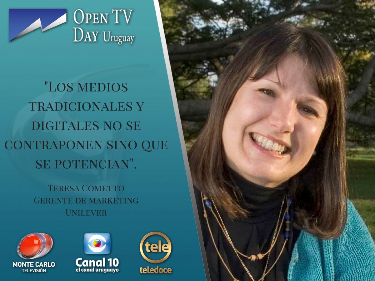 OTVDay's tweet photo. Teresa Cometto, Gerente de Marketing de Unilever en #OpenTVUruguay https://t.co/qEksRxmVio