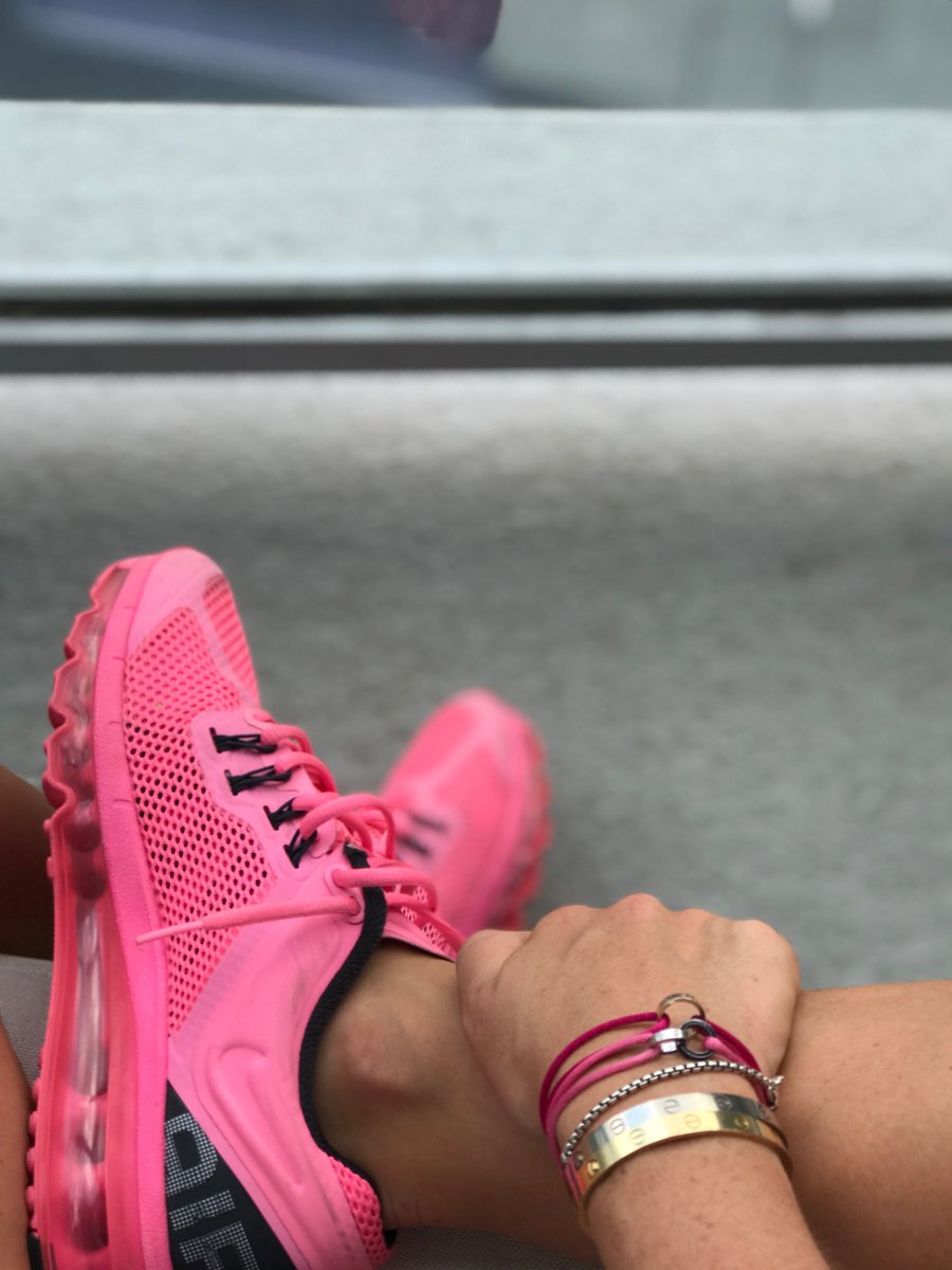 <a href="/sloaneserpe/">sloane serpe</a> is celebrating #breastcancerawareness with her sharp Pink #NikeAirs - how will you support the fight against breast cancer?