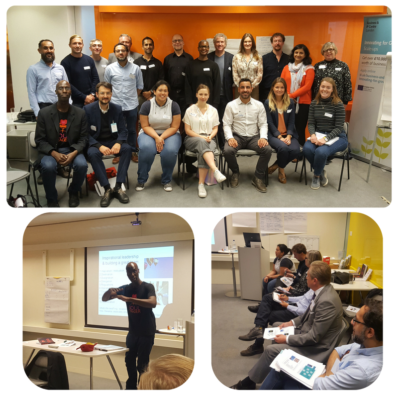 BIPC's tweet photo. We had our Innovating for Growth scale ups start their first workshop today with networking and great tips from @RasheedOgunlaru #BIPC https://t.co/pg9dNexM7j