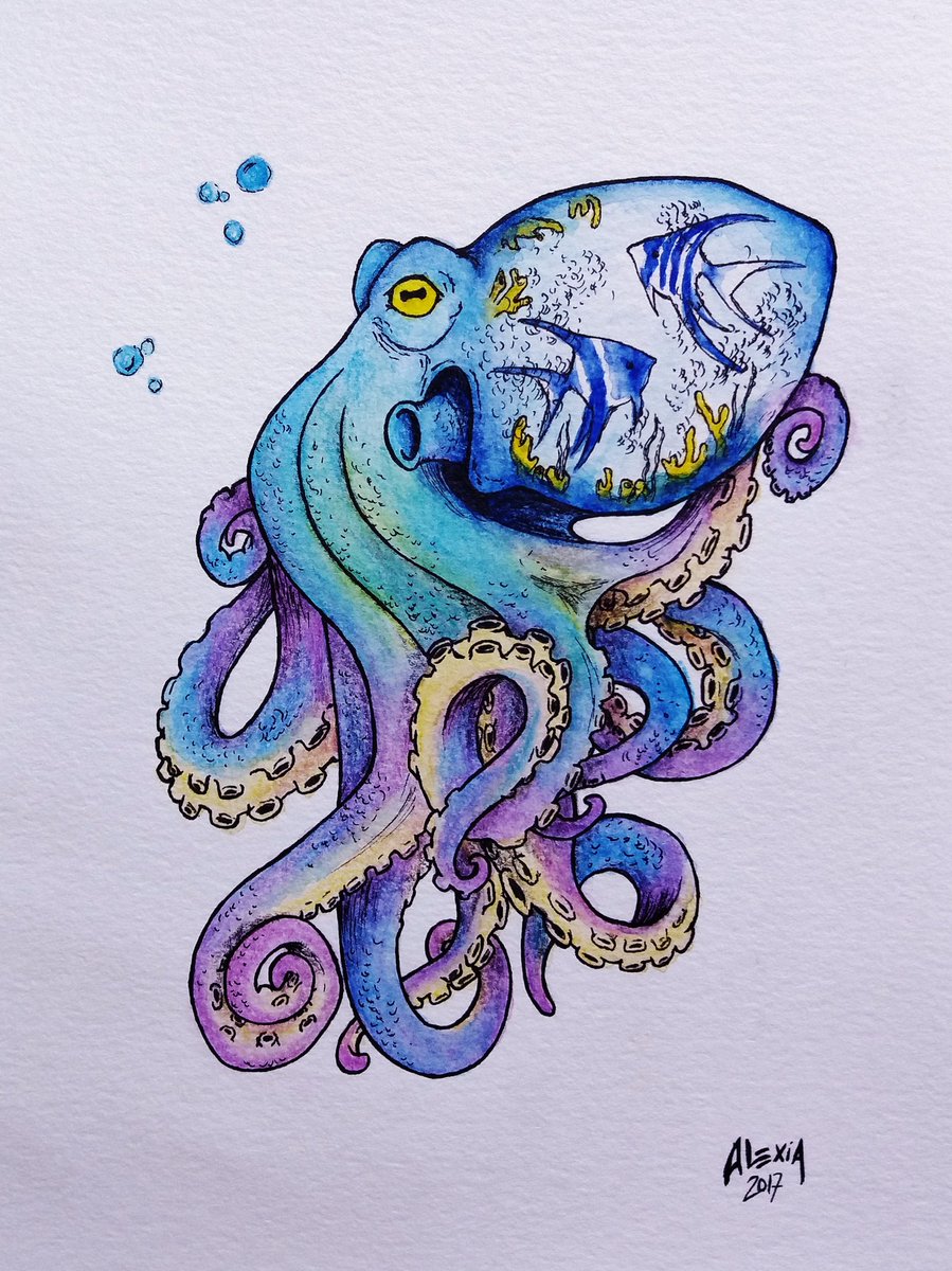 ScrawlsDrawing's tweet photo. "Pulpecera" (2017)

#dibujo #drawing #pulpo #octopus #pecera #fishbowl #psychedelic #inktober #scrawls https://t.co/bBwyoaD49p