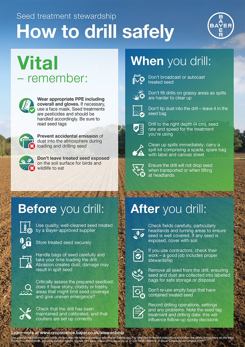 Bayer4CropsUK's tweet photo. Download free drilling resources and order a free drilling sticker or poster: https://t.co/1DBuSaC0bP https://t.co/vtYWhM7AXn