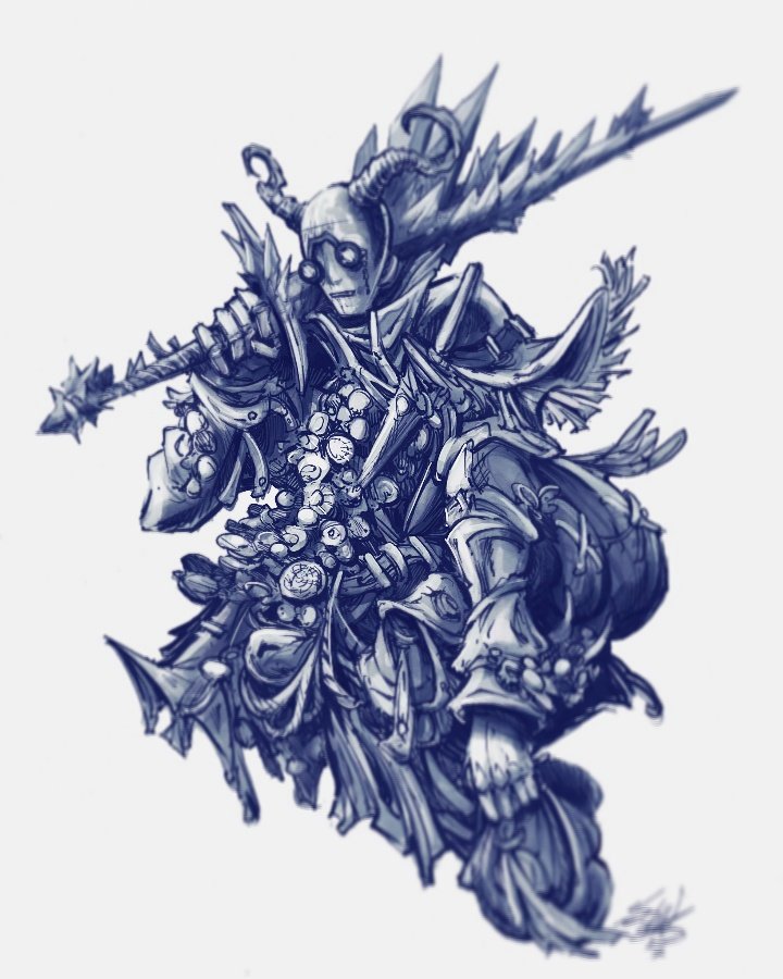 JohnDevlinArt's tweet photo. Day 03. Domhnall of Zena #inktober2017 #DarkSouls https://t.co/5JEW1TcGvG