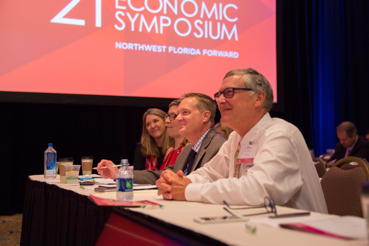 DEO Director <a href="/cissy_proctor/">Cissy Proctor</a> enjoyed speaking at the <a href="/GulfPower/">Gulf Power</a> Economic Symposium and highlighting NW Florida's strong economy. #NWFLForward
