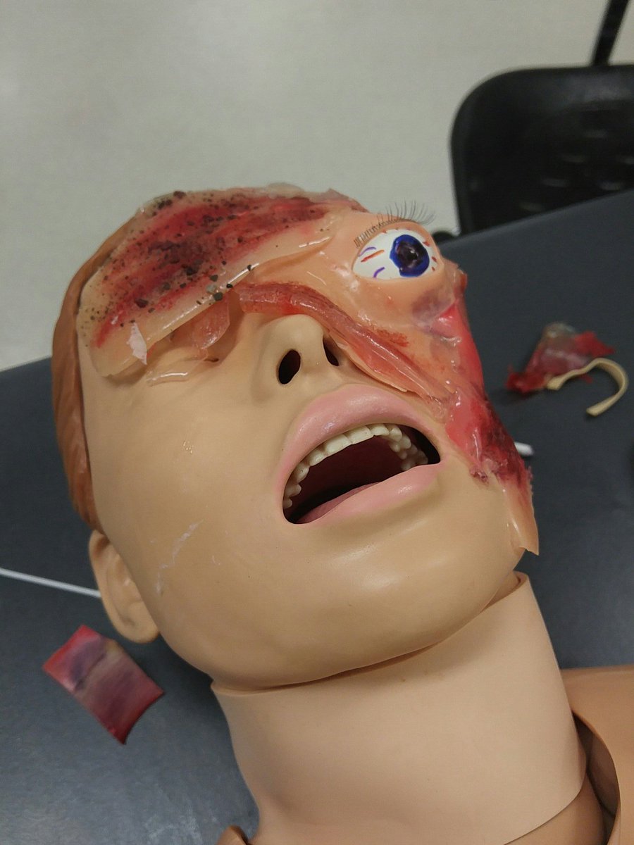 Sim_UnityHealth's tweet photo. #Moulage extraordinaire
Preparing a task trainer for Lateral Canthotomy
@alia_dh @drgray17 @JesusNoir 
#Simulation https://t.co/WiWLC8O3dj