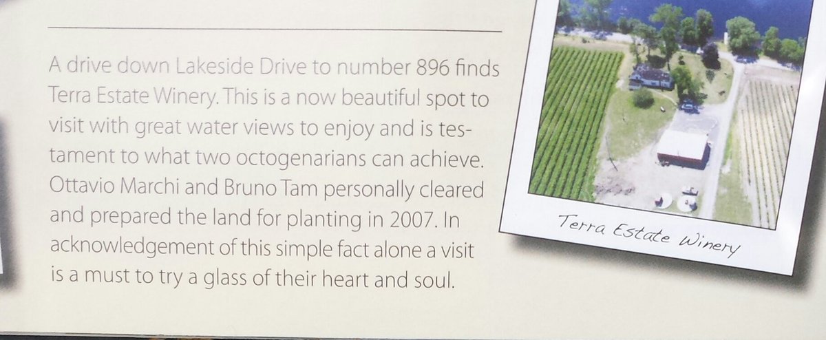 Congrats to the fine folk at Terra.  Grapevine magazine Fall 2017 edition.  #pecwa #visitthecounty #winelover #vino #wine #Italy #Canada