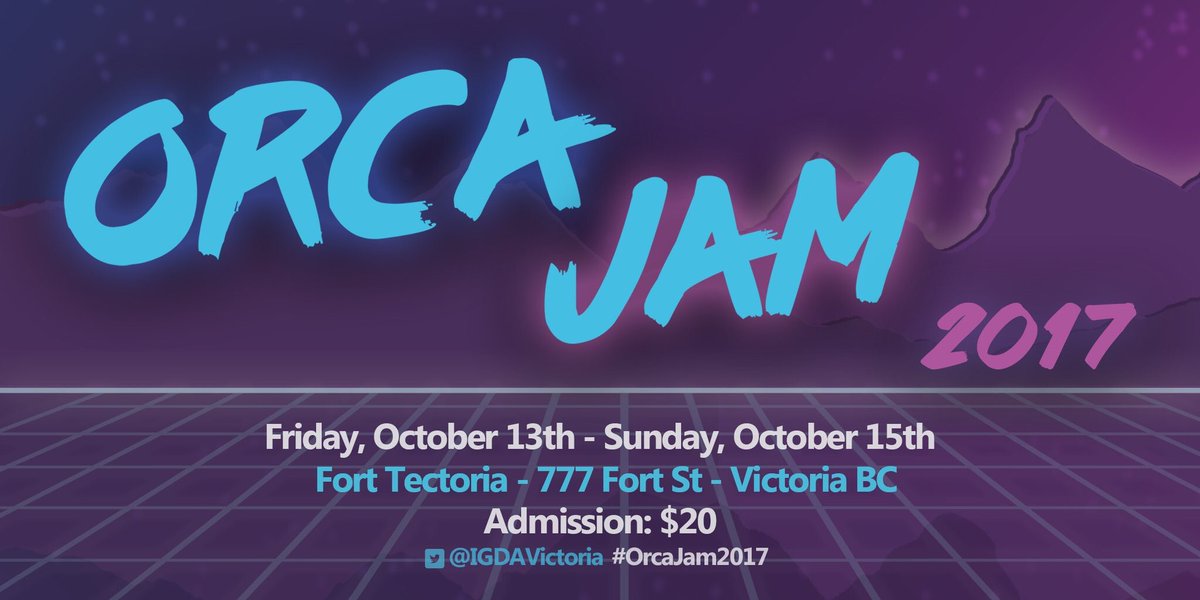 IGDAVictoria's tweet photo. #OrcaJam2017 is just around the corner! Grab your tickets while they're still available! #gamejam #yyj #meetup https://t.co/5DPSoDNRi9 https://t.co/l4r73NjlBz