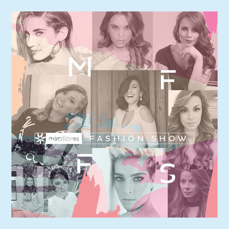 Grandes amigos estarán en #MirafloresFashionShow  este sábado 7 de octubre a las 6pm.