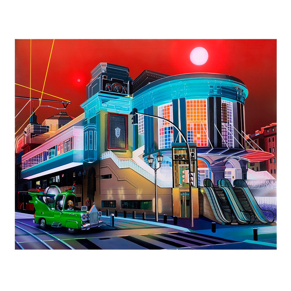 #onsale
<a href="/inkandmovement/">iam</a> curates Spok Brillor #400iso 
"Bilbao la Noite" now on sale 
Acrylic on canvas - 100x81cm - 2017
Price on demand!