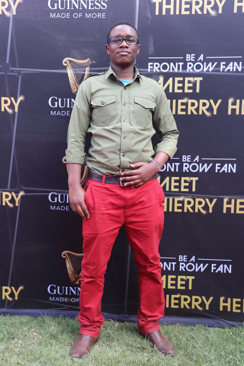 TubeiGeorge's tweet photo. At the launch of #GuinessFrontRowFan with @GuinnessKE can't wait to meet the Legend @ThierryHenry once he lands in Kenya. https://t.co/pfrk4BzXIZ