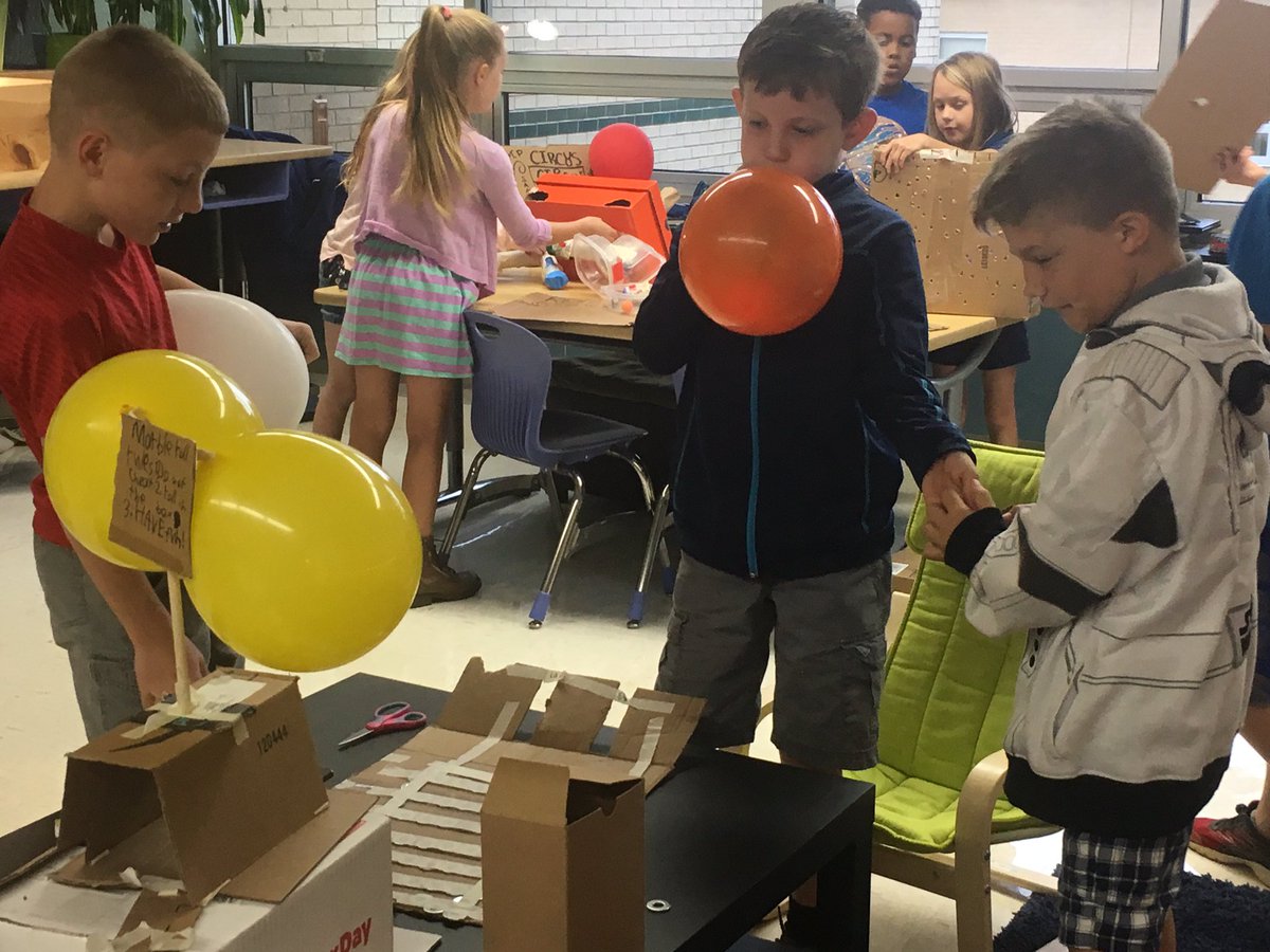 btsssmart's tweet photo. Students using the engineering process to create carnival games to demonstrate force and motion. #STEAMazing @jtsdnixa #3rdgradeSTEAM https://t.co/T6vA0u695a