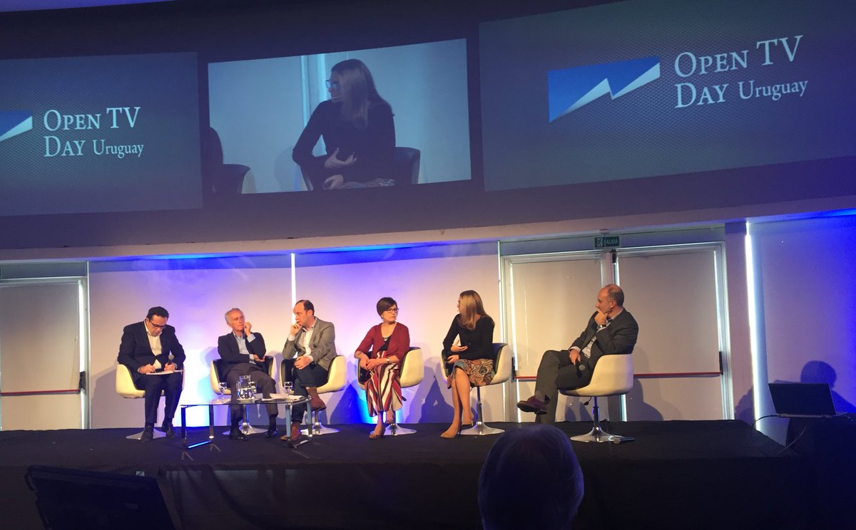 teledoce's tweet photo. Cierre del panel con reflexiones sobre el futuro de la televisión abierta en Uruguay. El foco en los contenidos. #OpenTVUruguay https://t.co/c16i2VgosK