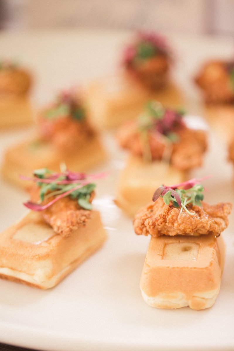 It's lunchtime and this presentation of chicken and waffles is tempting our tastebuds! Prepared by the chefs at <a href="/RoseHillNC/">Rose Hill Plantation</a>.<a href="/joepayneco/">Joe Payne</a>