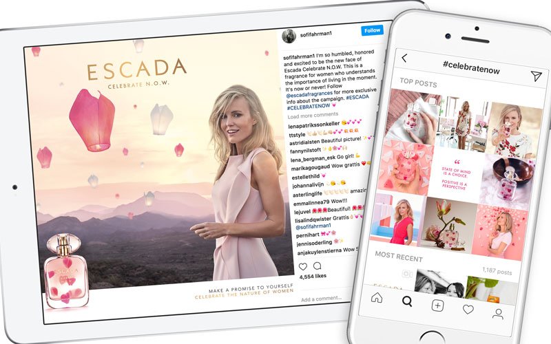 SelectWrld's tweet image. .@SelectWrld for @ESCADA’s #CELEBRATENOW with @sofifahrman1. 💓