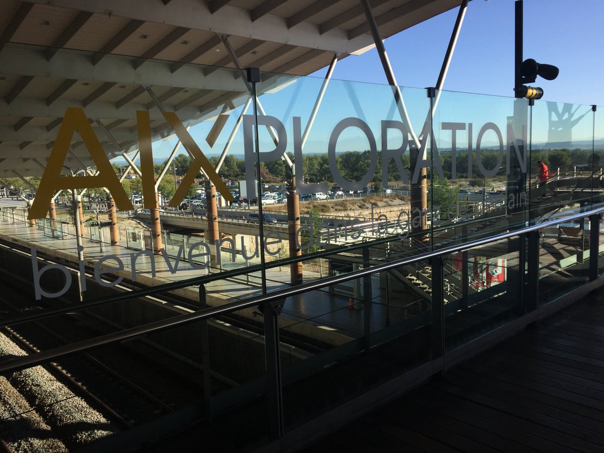 PatrickRopert's tweet image. Et l&apos;expérience @thecampprovence commence dès la gare d&apos;@aixenprovence #Aixploration