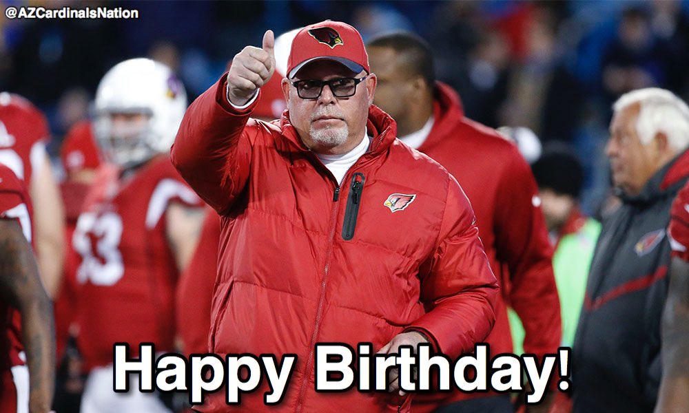 Happy Birthday to Cardinals\ Head Coach Bruce Arians!!  