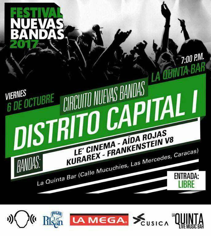 Este viernes en la Quinta Bar #Kurarex levanta las banderas del Heavy Metal en el Festival Nuevas Bandas. ENTRADA LIBRE