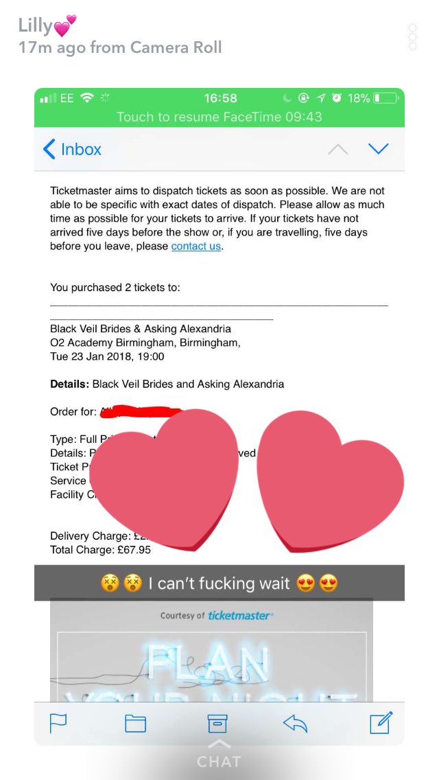 Daviskarla08Bvb's tweet photo. Can’t wait for this @andyblack @dannyworsnop @benjaminbruce @blackveilbrides @AAofficial 😍💕 @ShowMeTheBands 💕💕 https://t.co/Ub3oCLmb31