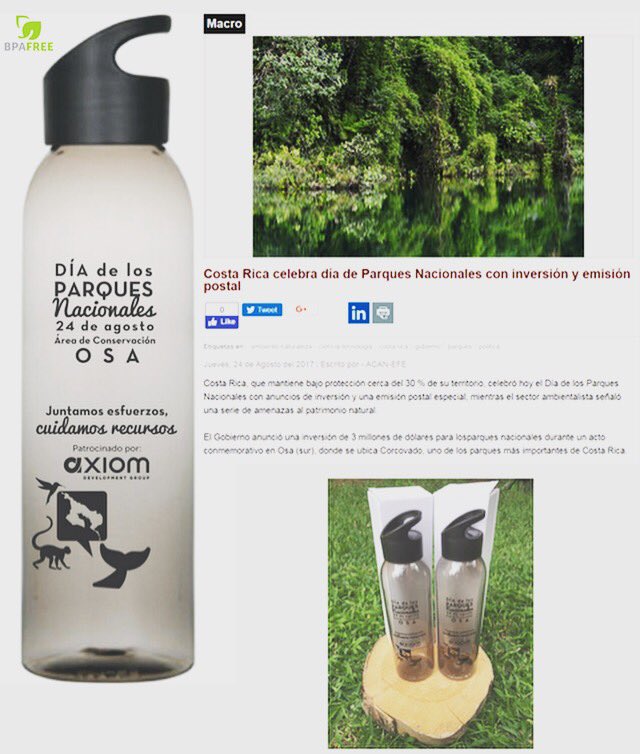 Very Happy to have sponsored the National Park Foundation on the occasion of National Park Day celebration!
BPA free plastic bottles