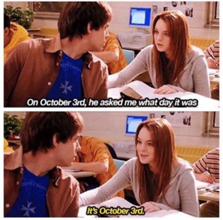 novayearbooks's tweet photo. It's October 3rd. https://t.co/fuUh8HZMih