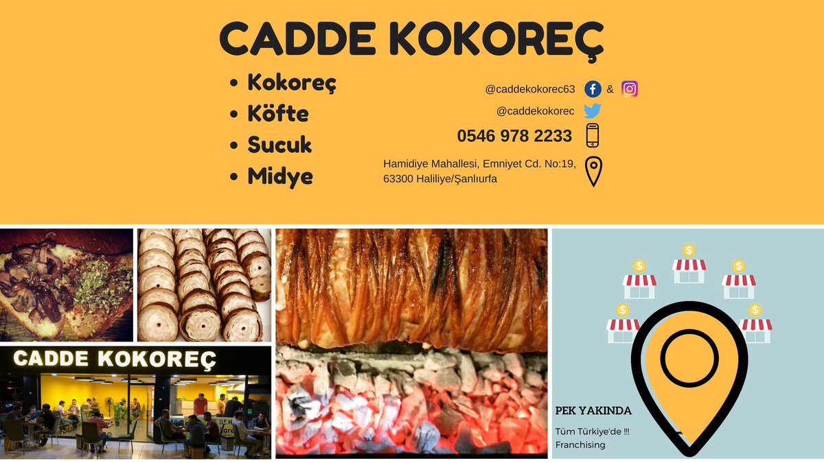 Herkesi Bekliyoruz 😎
#caddekokorec63 #şanlıurfa #kokoreç