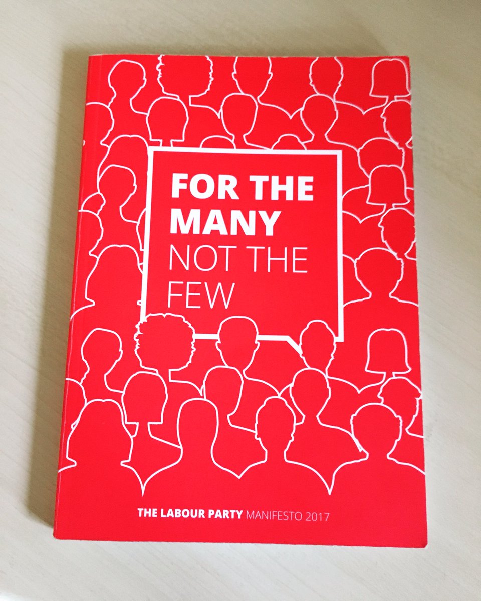 MomentumBnsly's tweet photo. Want to win this 2017 Manifesto signed by Jeremy Corbyn?  Come to our meeting tomorrow 7pm NUM Hall, Victoria Road, Barnsley https://t.co/m0uIUz6dZJ
