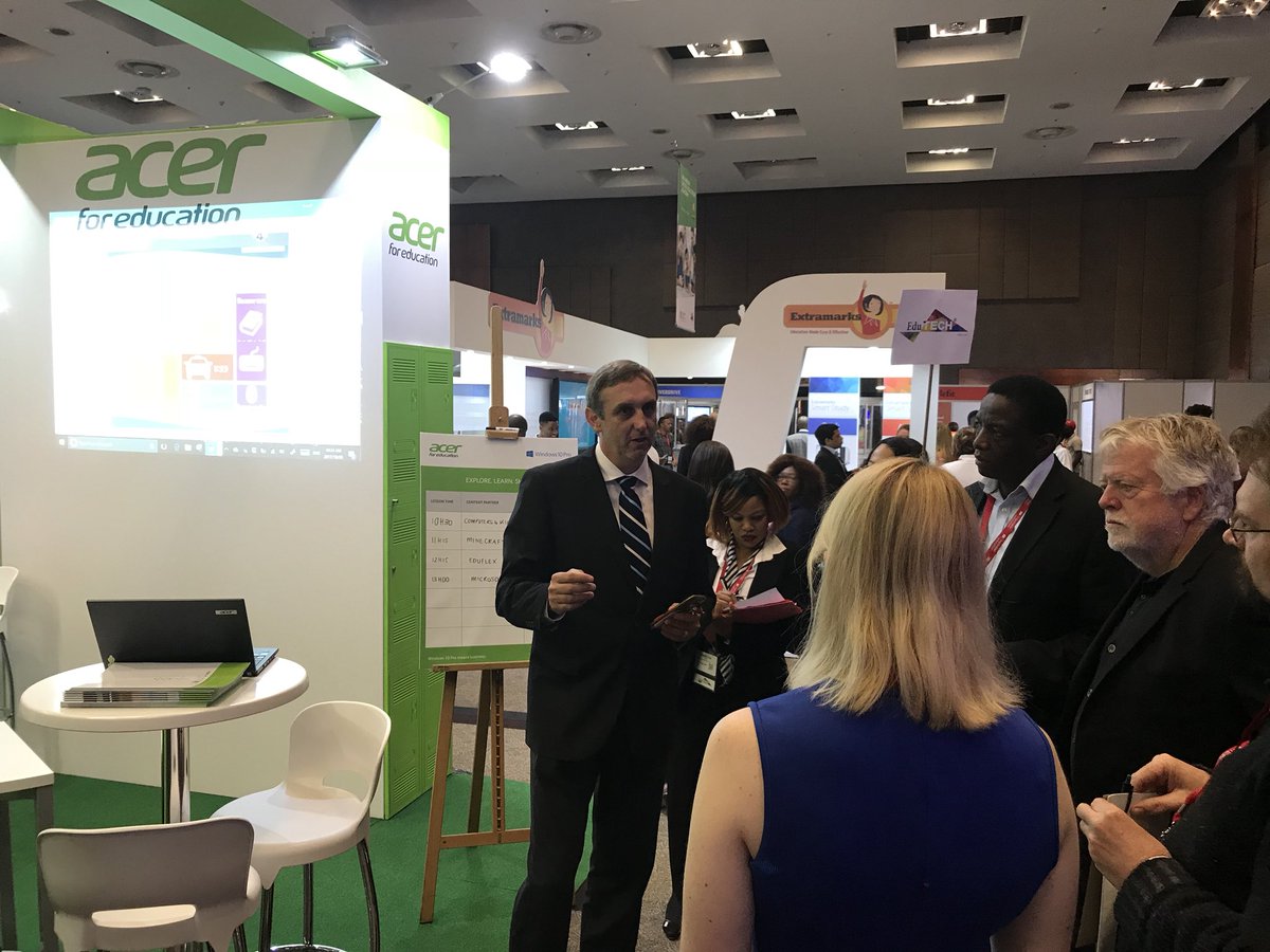 Great day at #EduTech with #Computers4kids #acerforeducation and #Microsoft