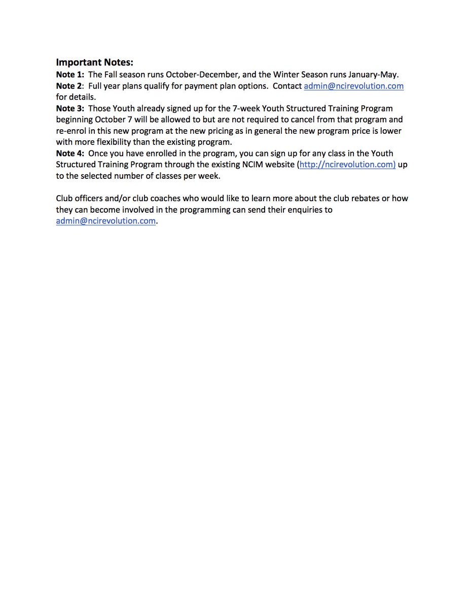 NEW AND IMPROVED YST featuring more track time for #youth, Flexible pricing options &amp; payment plans.  Get your kids on the track every week