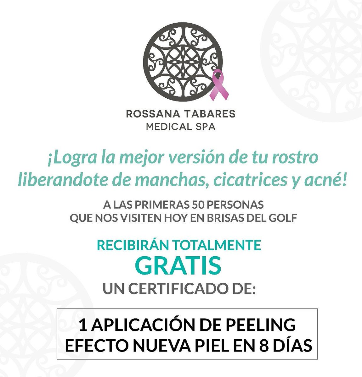 Hoy las primeras 50 personas que nos visiten en sucursal #BrisasDelGolf #SignaturePlaza GRATIS certificado de Peeling Facial #Panama