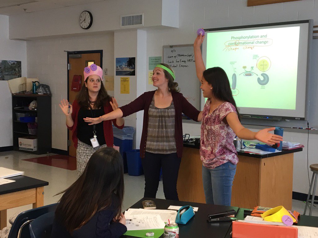 WTWoodsonHS's tweet image. Dramatizing ATP movement in Biology. #engagedclass