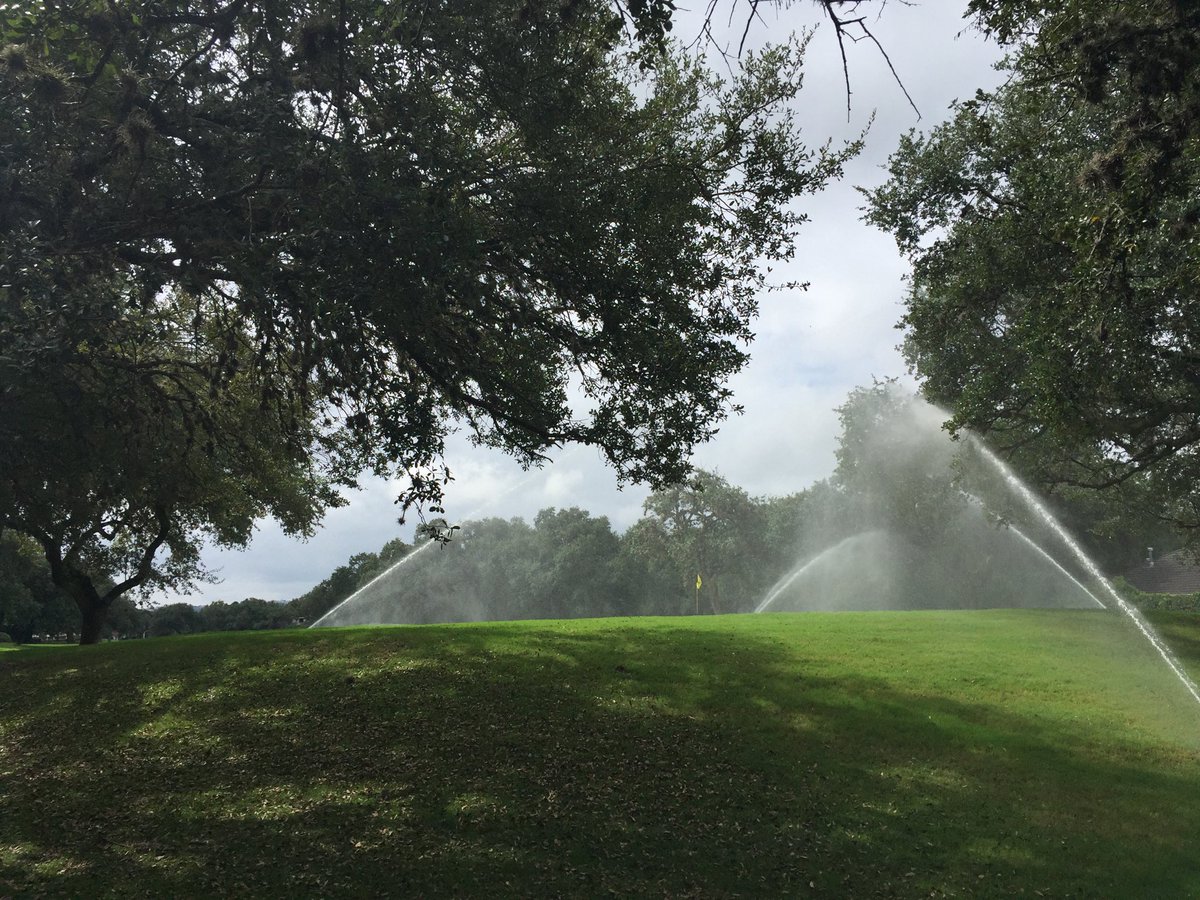 KeelingGolf's tweet photo. Onsite at The Dominion CC in San Antonio. @RainBirdGolf locked in on 11 Green. #TXGolf https://t.co/OQ3VWpCYDv