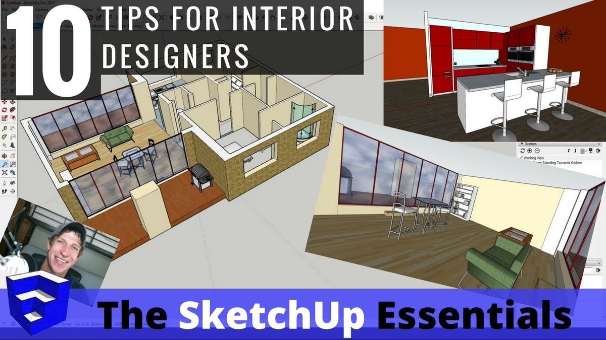 easysketchup's tweet photo. In this video, we talk about my top 10 tips for interior design modeling in @SketchUp #interiordesignmonth https://t.co/ooMerAIvIQ https://t.co/757Z0xS8C8
