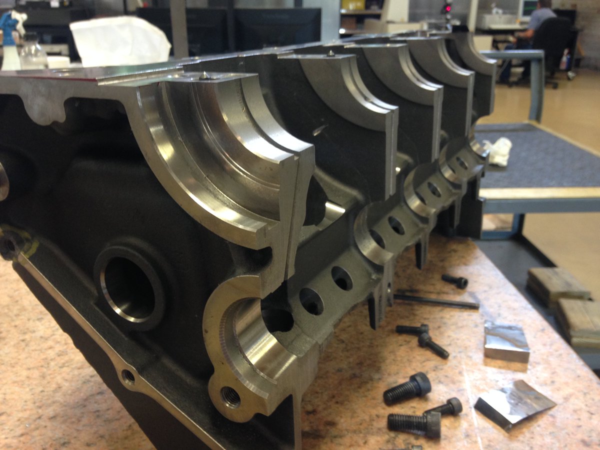 Measure911's tweet image. The Team #reverseengineered this engine block through meticulously precise sectioning and laser scanning! madetomeasurecmm.com