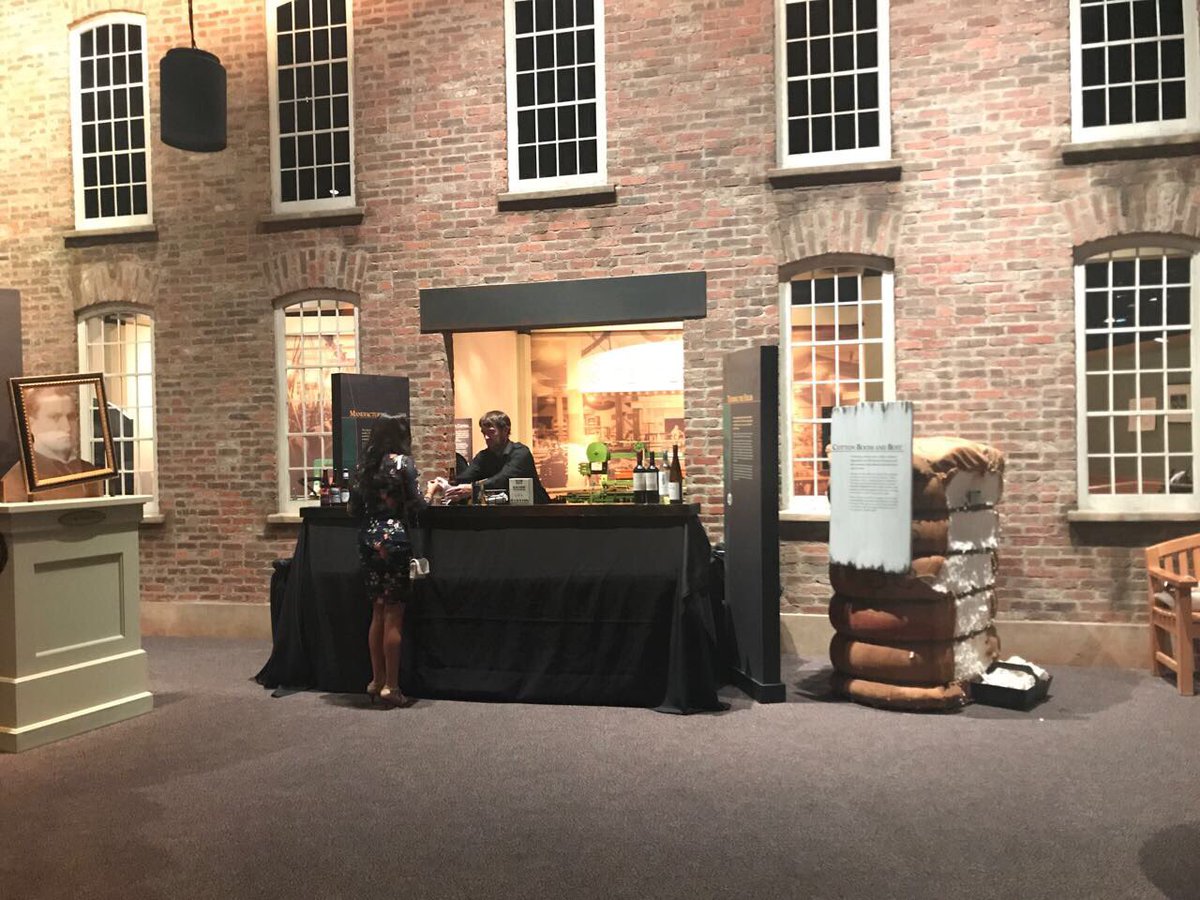 liquidcaterings's tweet photo. Our bar area blended with the textile exhibit during Sarah and Andrew’s wedding at the @UpcountryMuseum 
#loveyourbar #history https://t.co/Mr5G3xHUW8