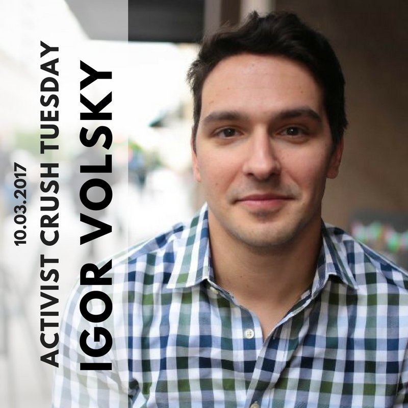 TakeActionCare's tweet photo. #ACTIVISTCRUSHTUESDAY: IGOR VOLSKY

WHERE TO FIND HIM:
@igorvolsky
@ThinkingCAPpod
@gunsdownamerica

#ACT #RESIST

THREAD: 1/4 https://t.co/R9wl4WgCEu