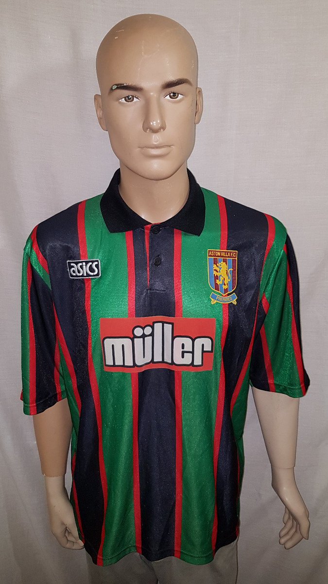aston villa 1994 shirt